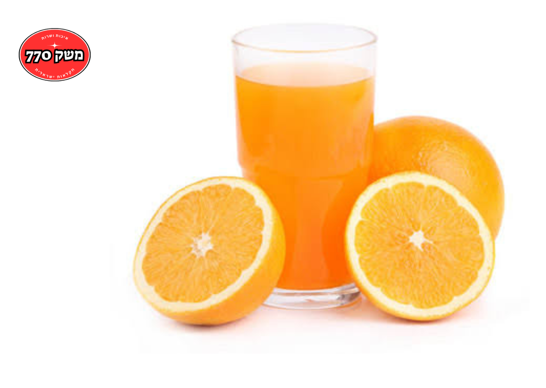 מיץ תפוזים טבעי 100%פרי 1ליטר (מגיע קפוא )