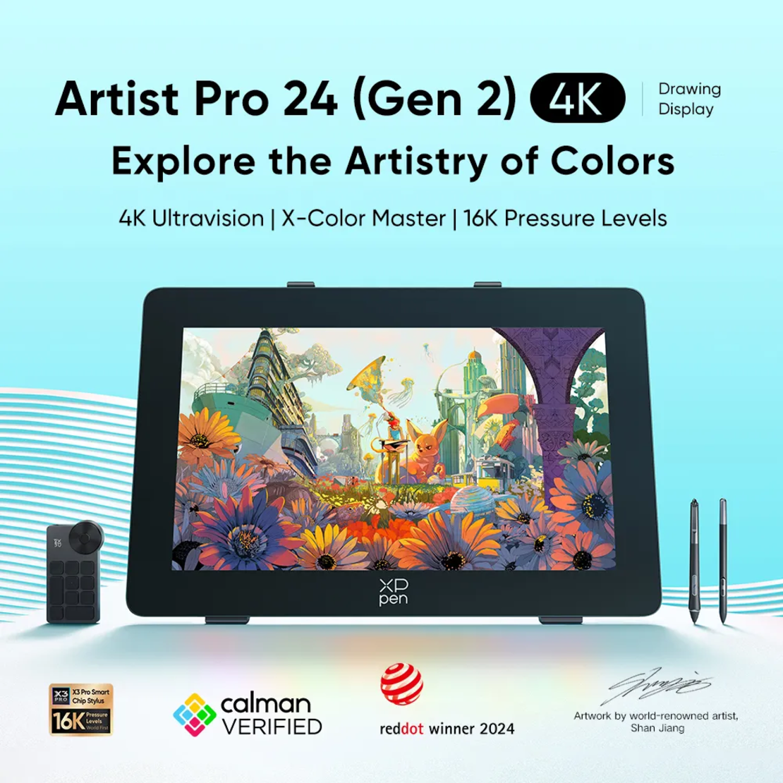 מסך גרפי ארטיסט 24Pro (2nd Gen) 4K / 2K 165H