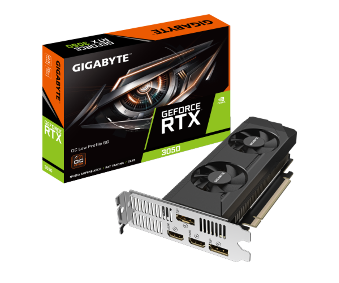 כרטיס מסך Gigabyte GeForce RTX 3050 6GB Low Profile