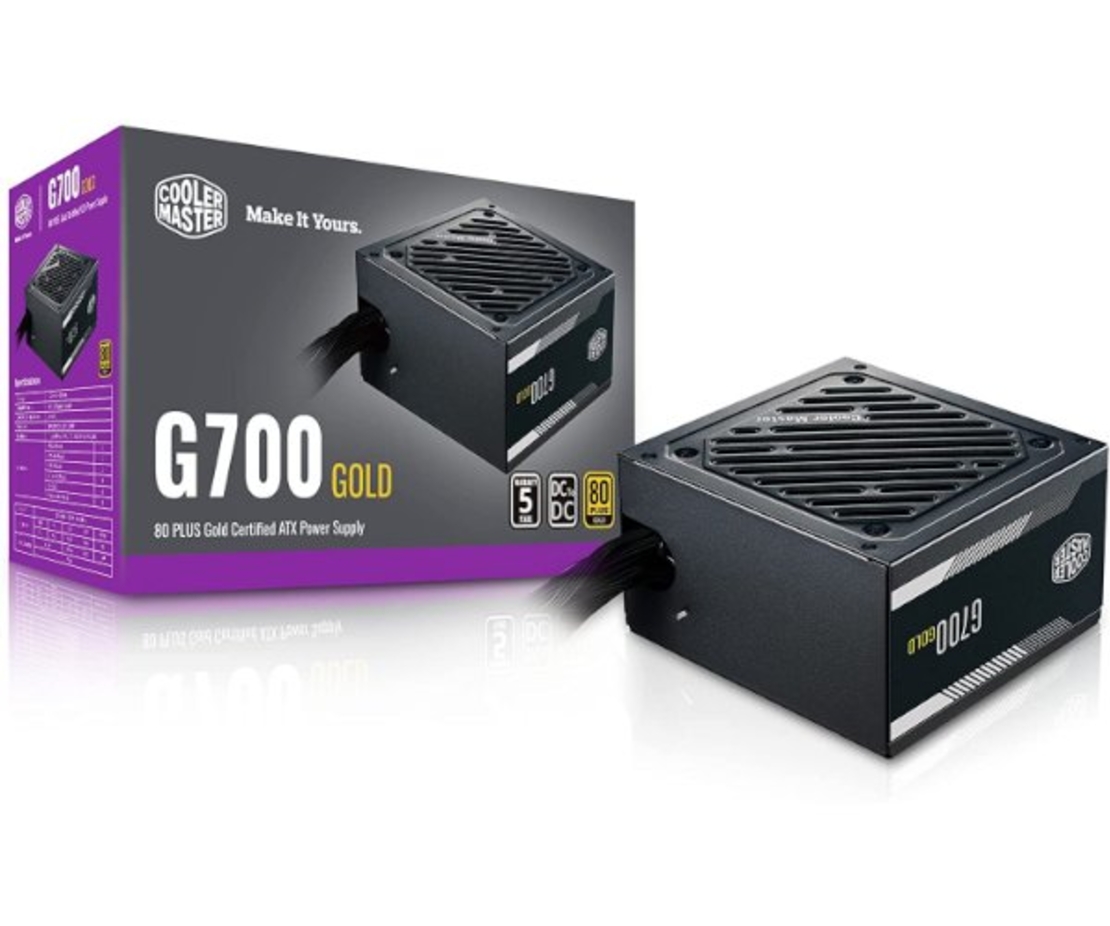 ספק כוח Cooler Master G700 GOLD 80 Plus GOLD 120MM Fan