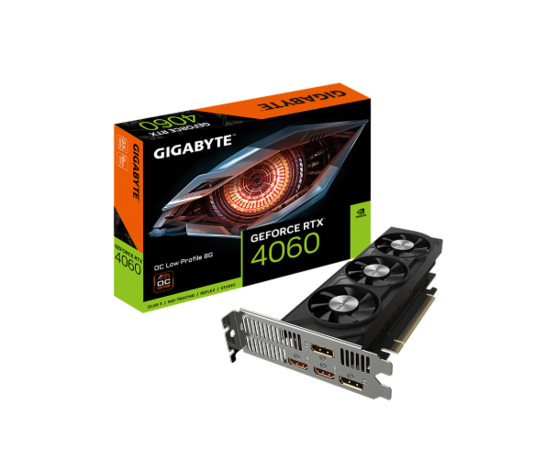 כרטיס מסך Gigabyte RTX 4060 OC 8GB Low Profile
