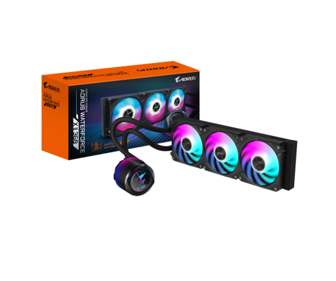 קירור נוזלי משולש Gigabyte AORUS WATERFORCE II X 360 AIO ARGB
