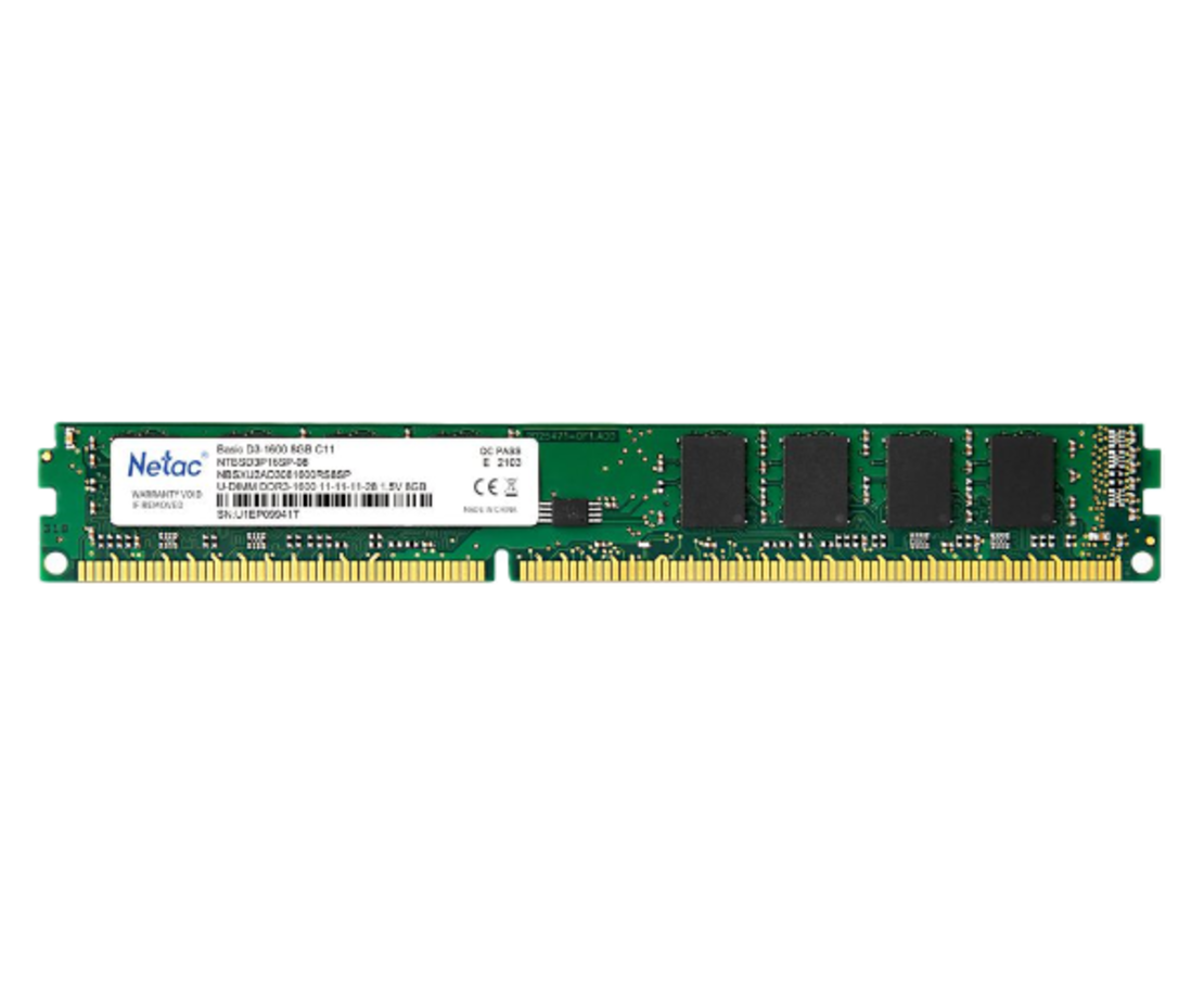 זכרון לנייח Netac 8GB DDR3 1600MHZ CL11