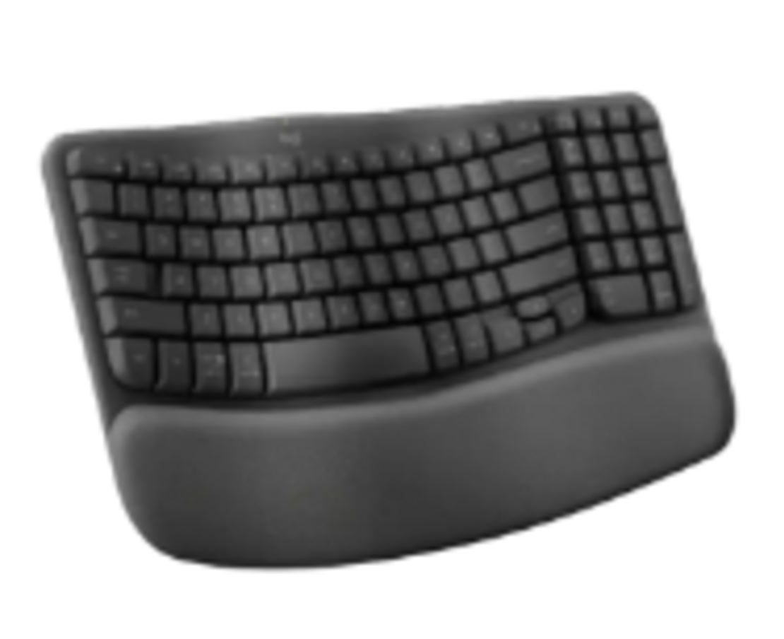 מקלדת ארגונומית אלחוטית LOGITECH LOGI Wave Keys
