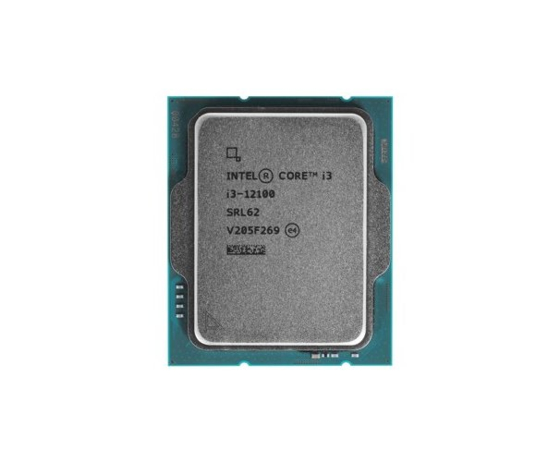 מעבד דור 12 Intel i3-12100 Tray no fan up to 4.3Ghz lga 1700