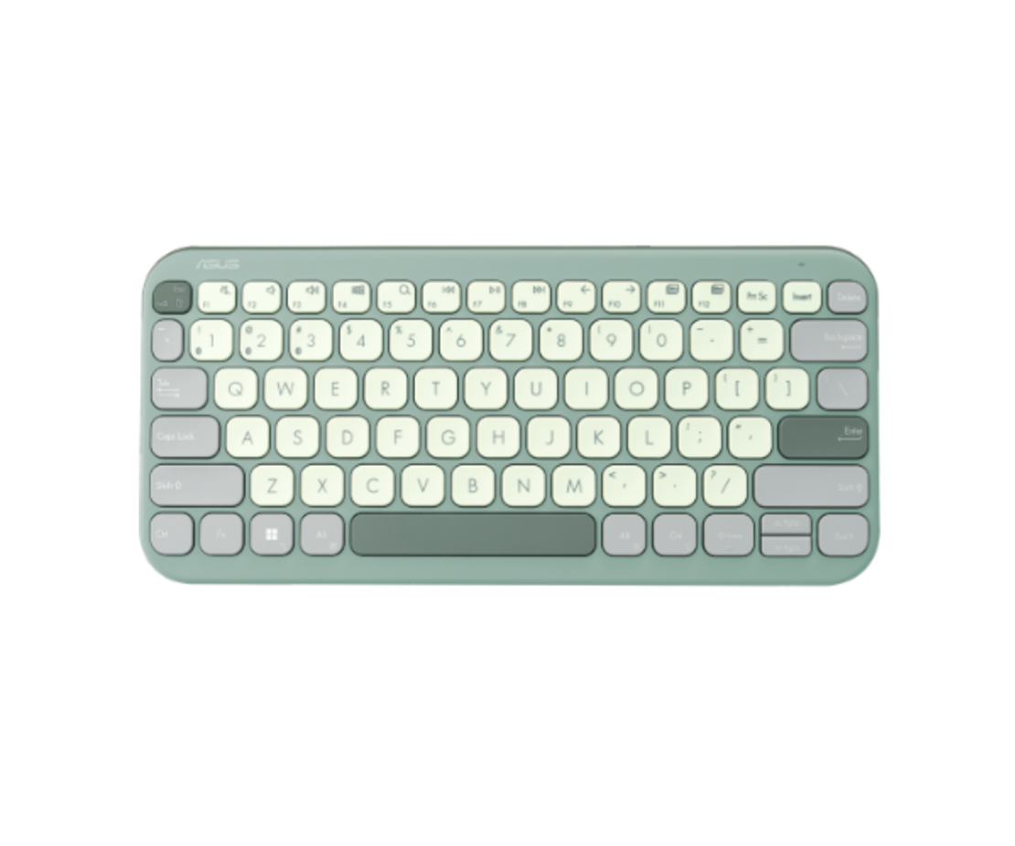 מקלדת אלחוטית ASUS Marshmallow Keyboard KW100 BT Green Tea