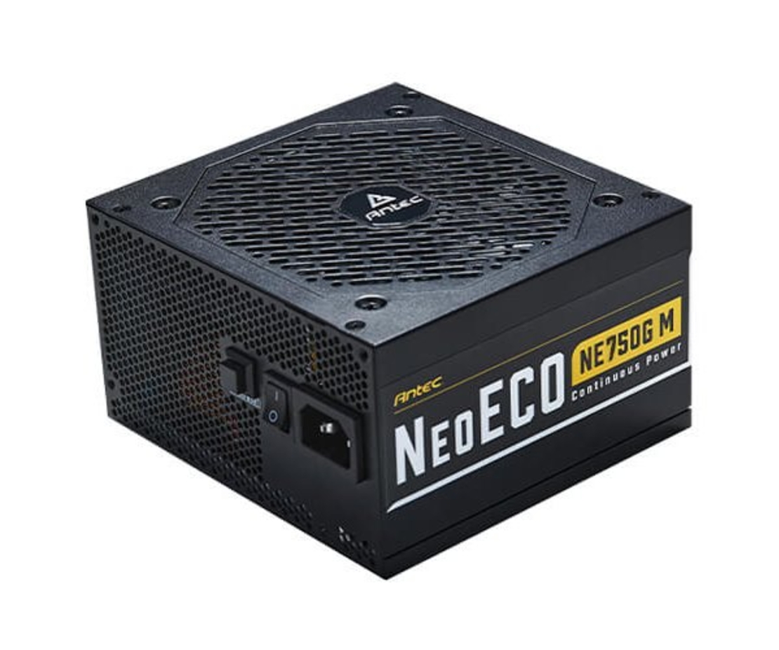 ספק כוח Antec NeoEco 750W Gold fully Modular120mm Silent Fan