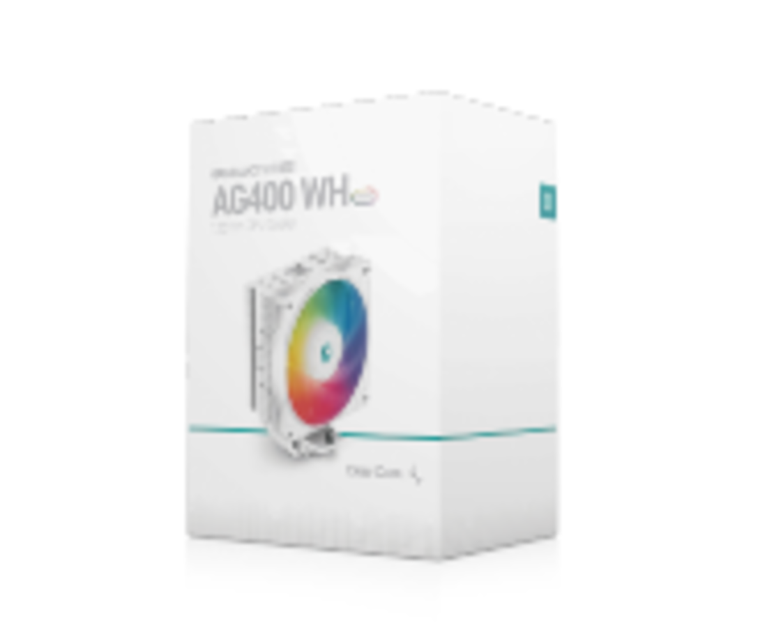 קירור אוויר למעבד DeepCool AG400 White 220W TDP 150mm RGB