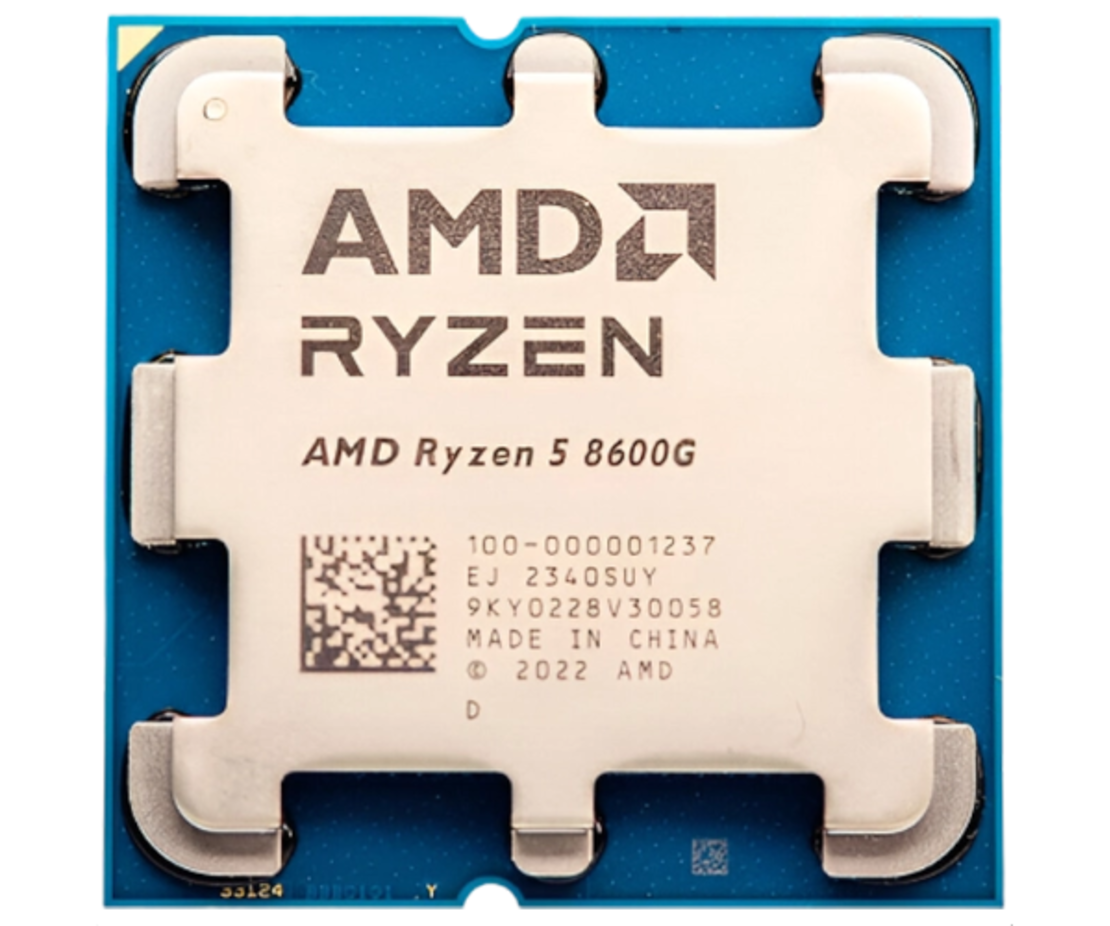 מעבד AMD ZEN 4 R5 8600G Tray no fan up to 5GHZ RADEON 760M GPU