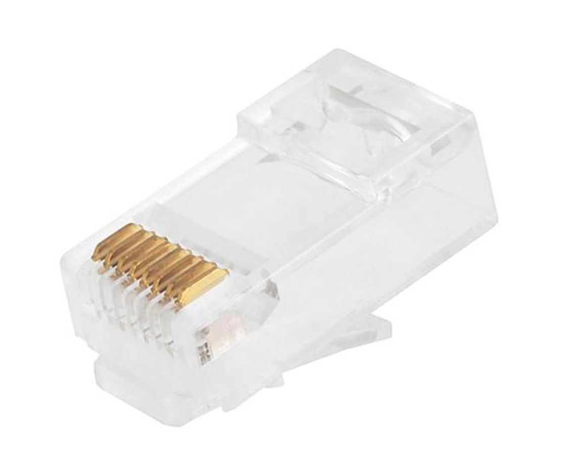 מחבר זכר male Connector RJ-45 Cat 6