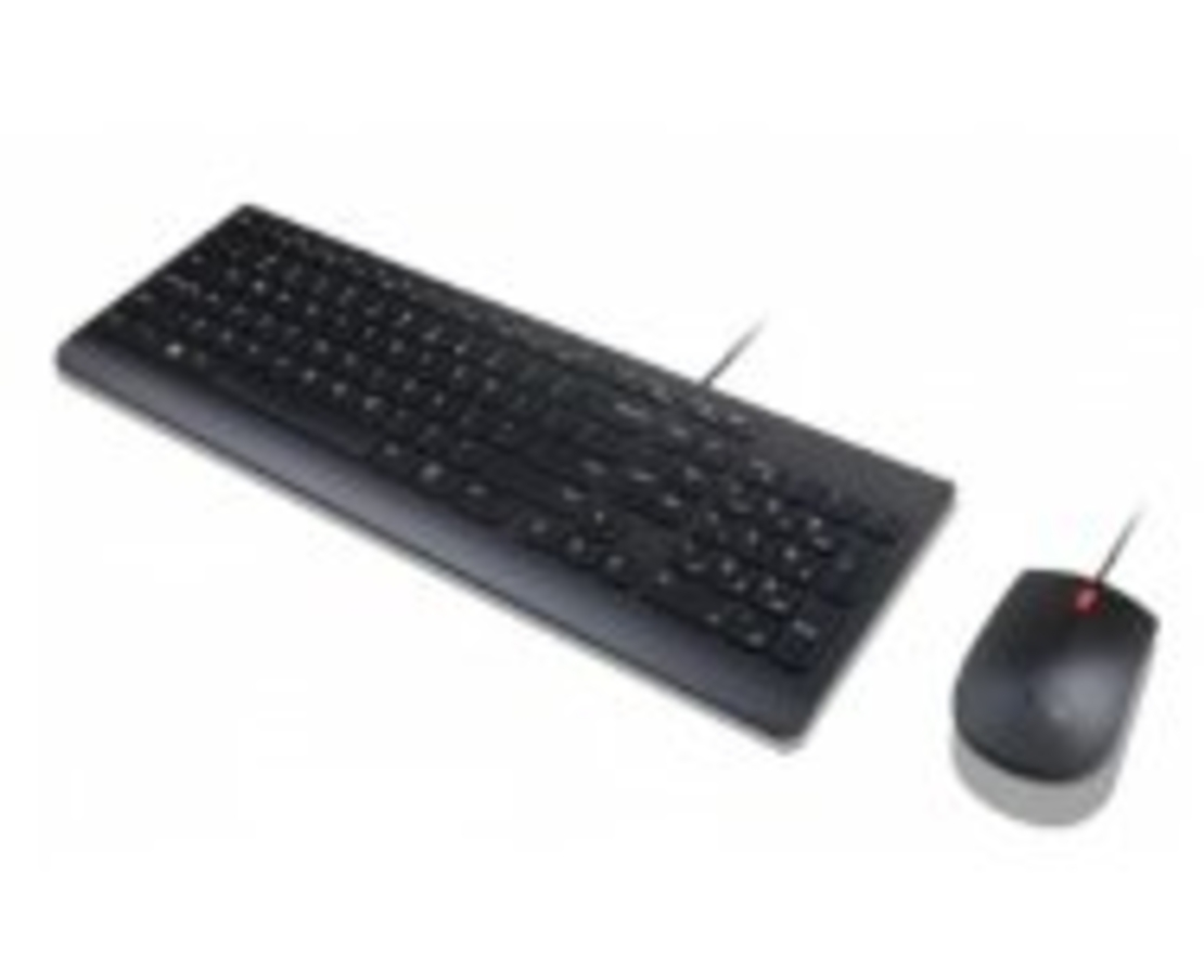 סט חוטי Lenovo Essential Wired Keyboard and Mouse Black