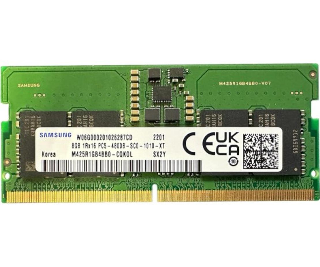 זכרון לנייד Samsung Memory DDR5 8GB 4800Mhz SO-DIMM