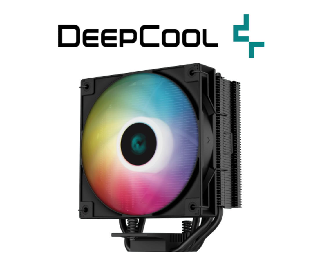 קירור אוויר למעבד DeepCool AG400 Black ARGB 220W TDP 150mm
