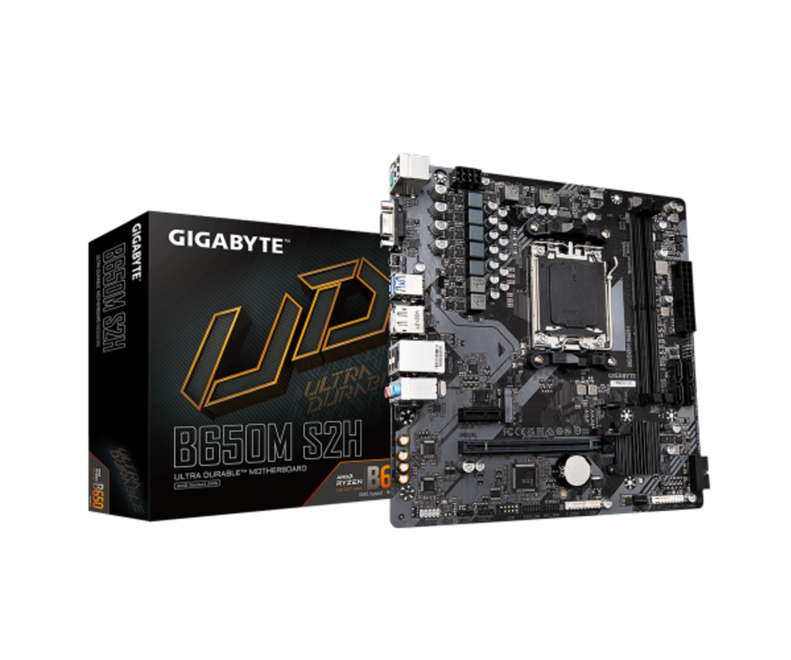 לוח Gigabyte B650M S2H 1.2 AM5 Micro-Atx DDR5 DP HDMI AMD