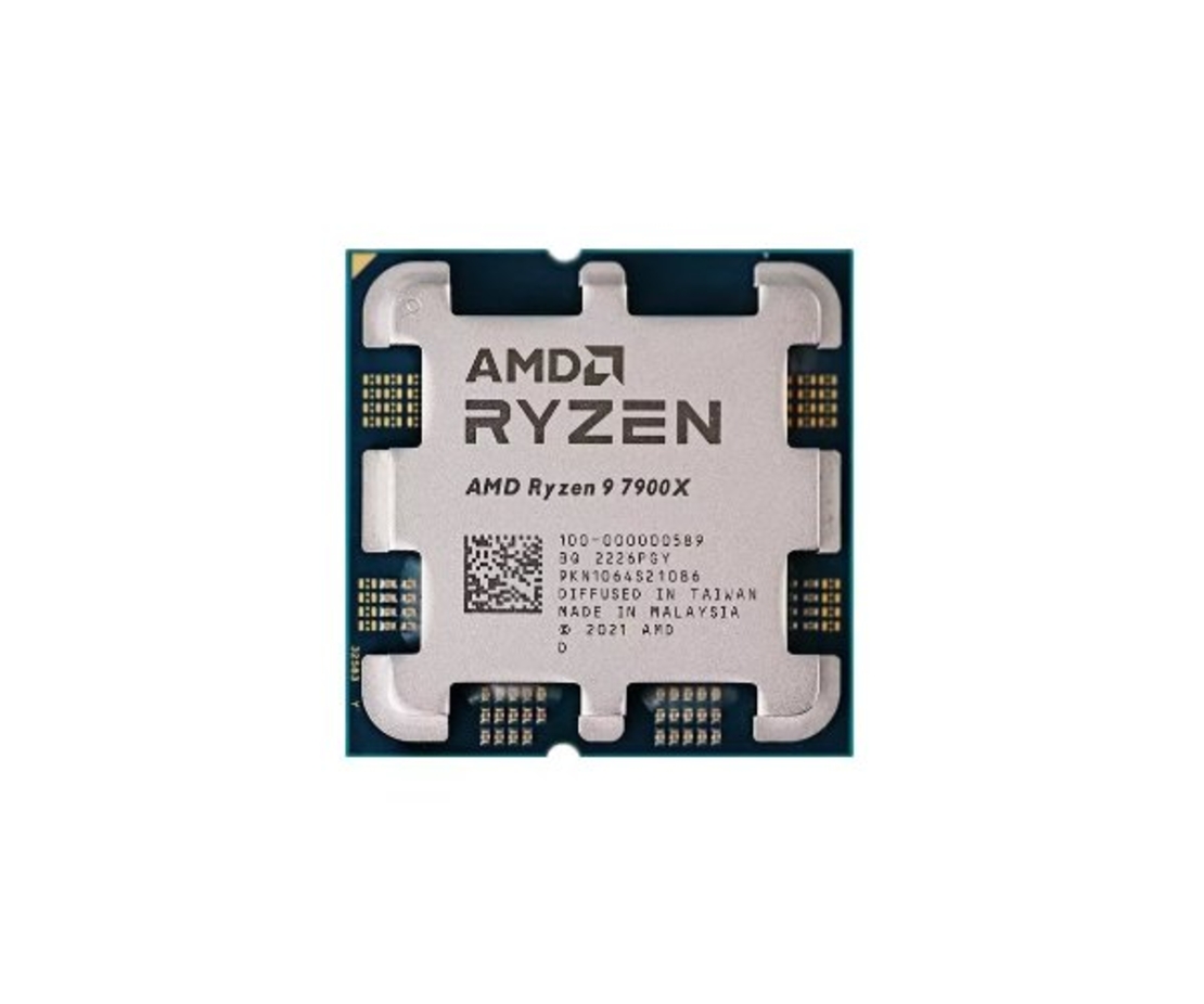 מעבד AMD ZEN4 R9 7900X Tray no Fan AM5 TDP 170W Up to 5.6Ghz 12Cr