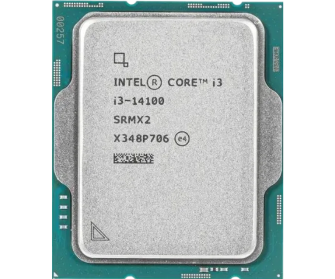 מעבד דור 14 Intel Core I3 14100 Tray no fan up to 4.7GHZ