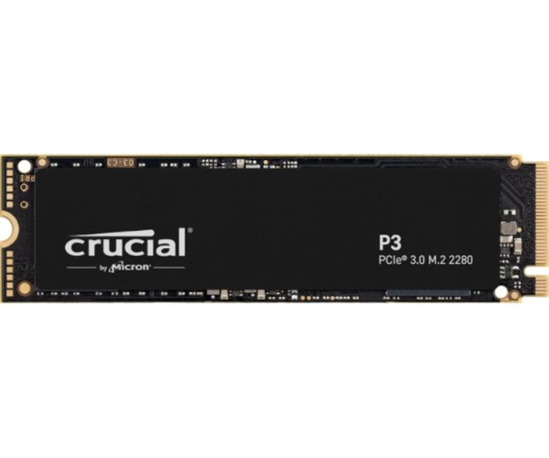 דיסק פנימי Crucial P3 500GB PCIe NVME 3.0 3D Nand Up To 3500MB/s