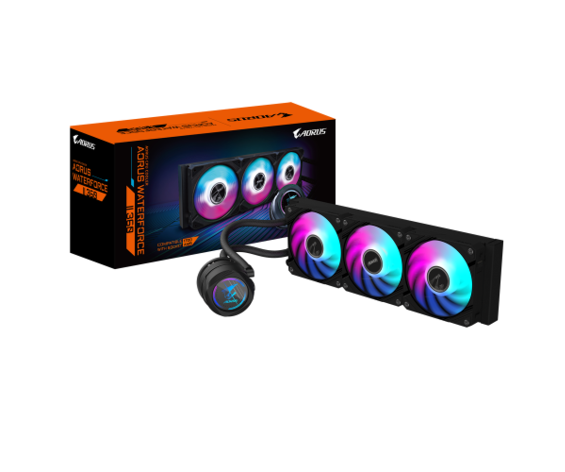 קירור נוזלי משולש Gigabyte AORUS WATERFORCE II 360 AIO ARGB REV2