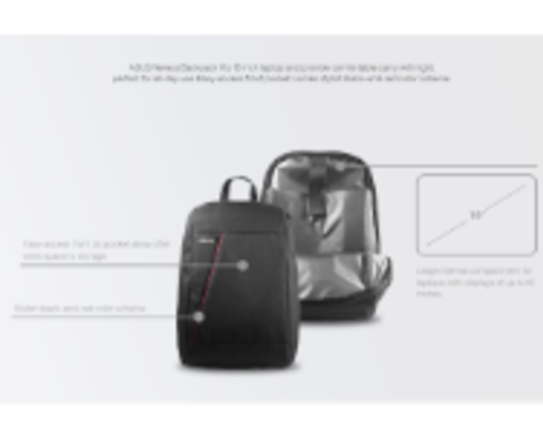 תיק גב ASUS Nereus Backpack Up to 16inch Laptop Stylish