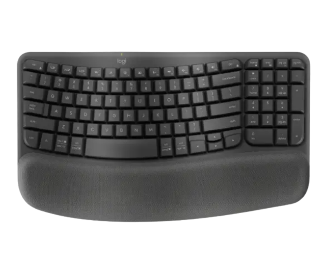 מקלדת ארגונומית אלחוטית LOGITECH LOGI Wave Keys