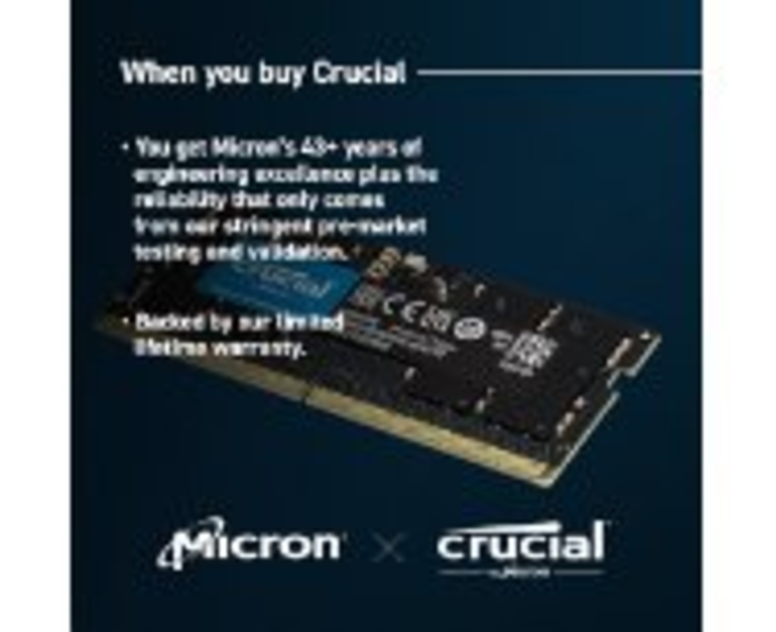זכרון לנייד Crucial 8GB DDR5 5600MHZ C46 SODIMM