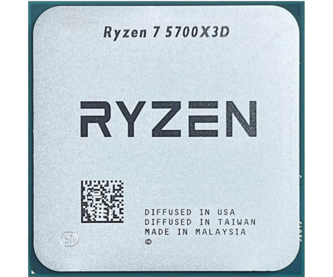 מעבד AMD Ryzen 7 5700X3D Tray no Fan no GPU Unlocked 8 Cores