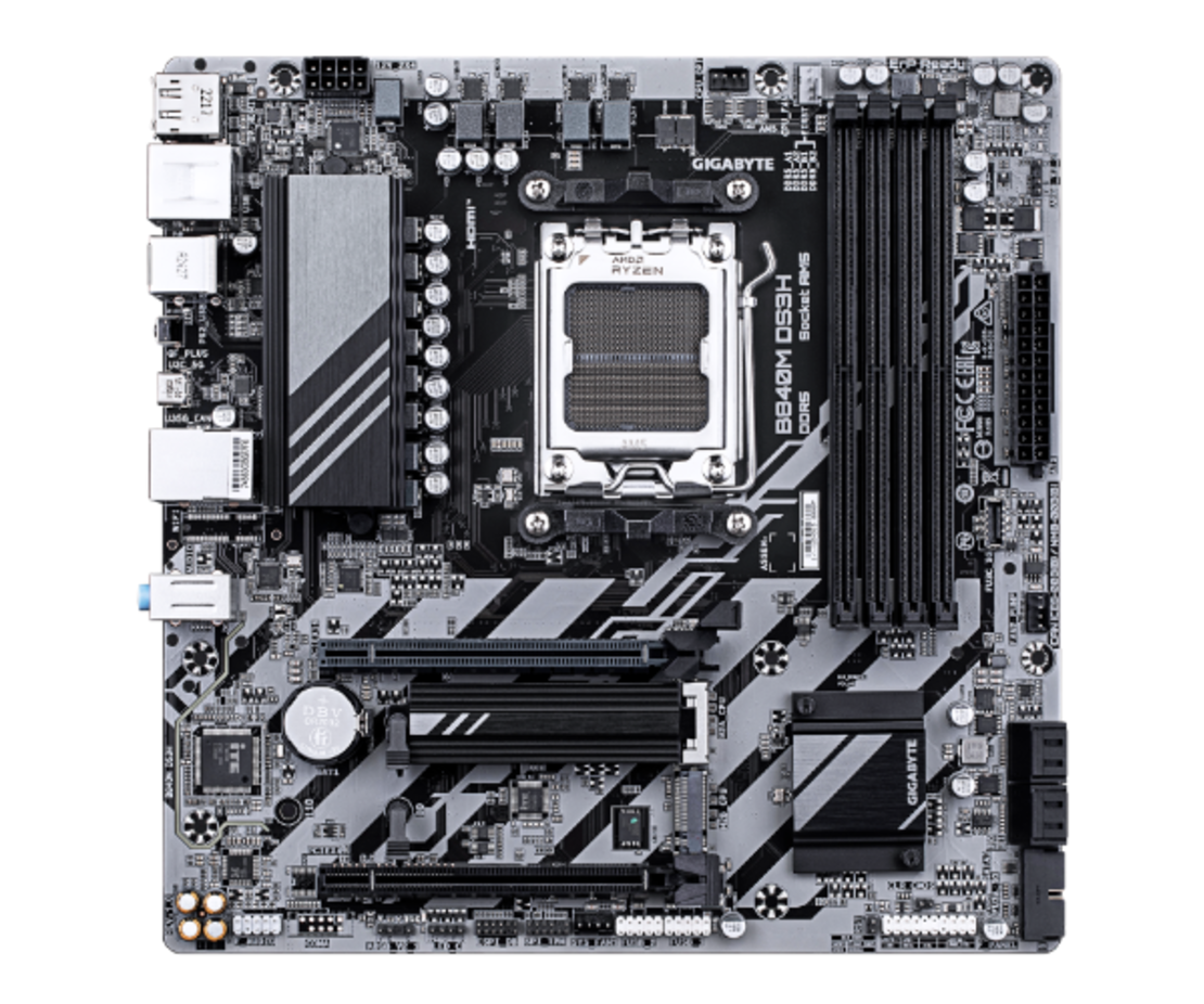 לוח אם Gigabyte B840M DS3H for AMD AM5 Cpu DDR5 HDMI