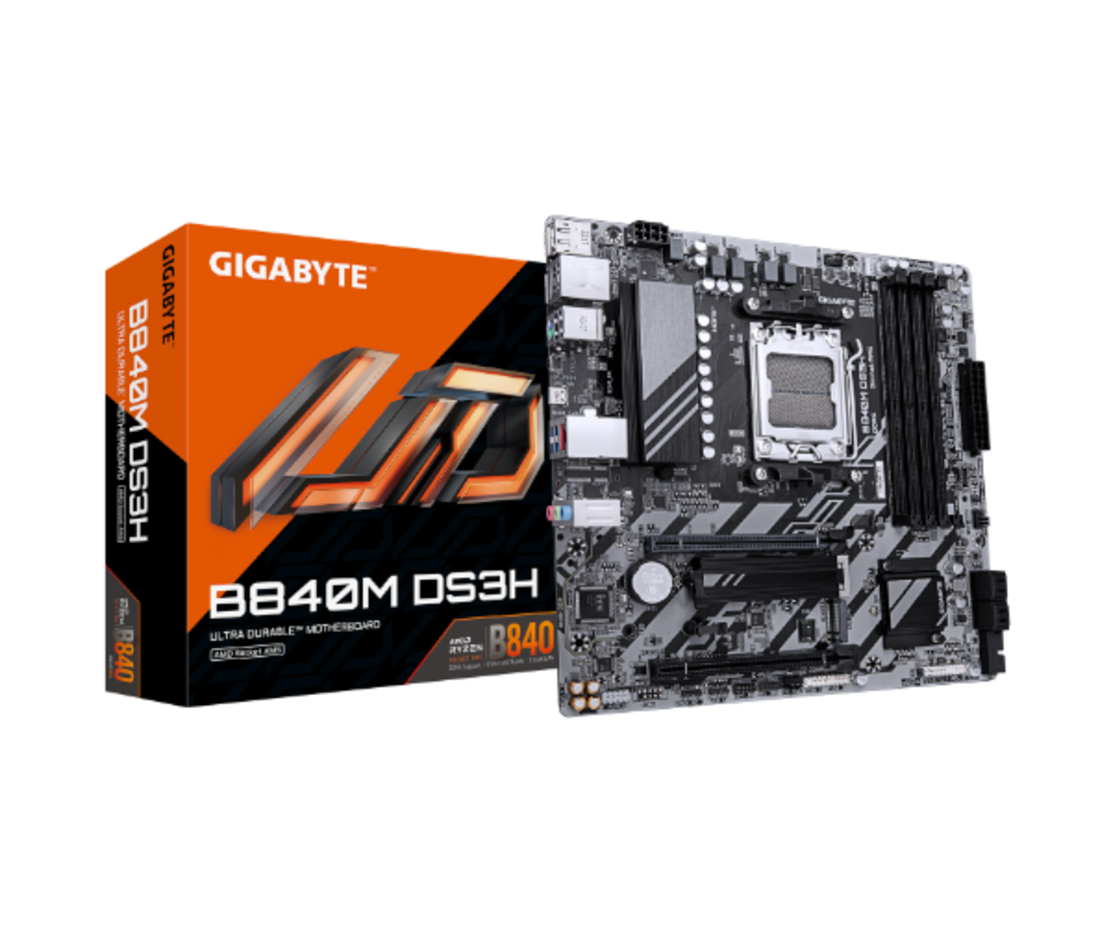 לוח אם Gigabyte B840M DS3H for AMD AM5 Cpu DDR5 HDMI
