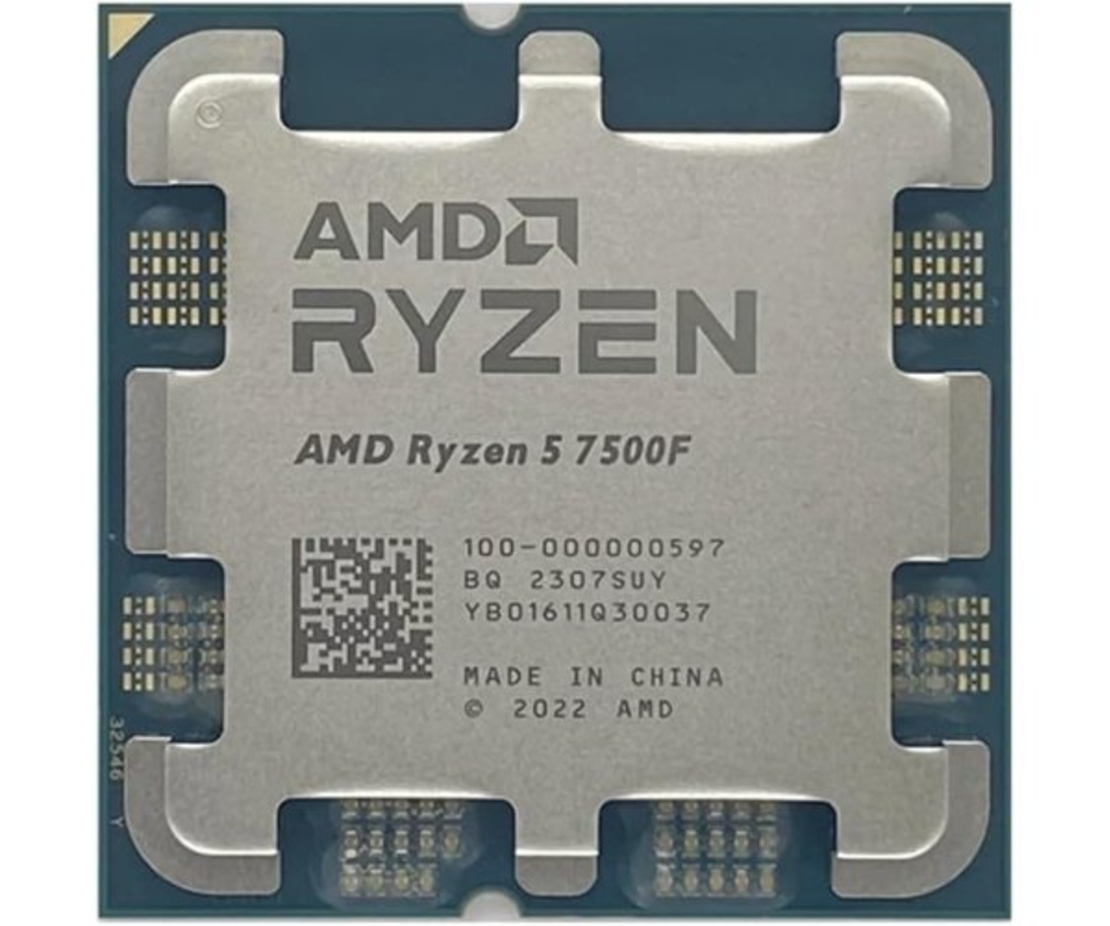 מעבד AMD ZEN 4 R5 7500F Tray No Fan No GPU Up To 5GHZ AM5