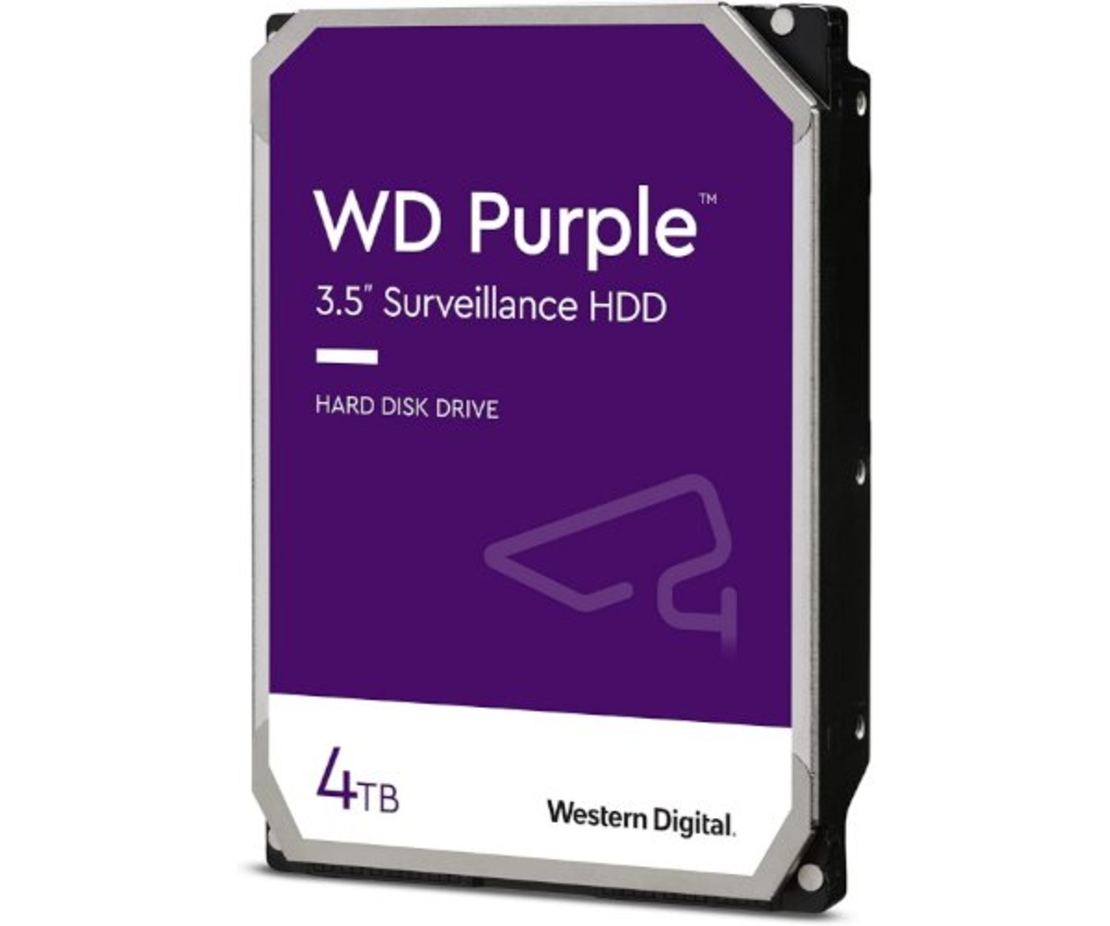 דיסק קשיח פנימי לנייח WD 4TB Purple 5400rpm 256MB 3.5