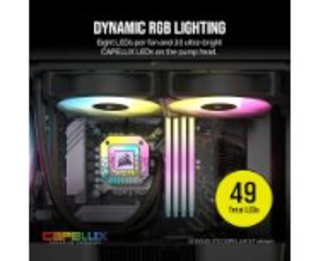 קרור נוזלי Corsair iCUE H115i ELITE CAPELLIX XT 280mm