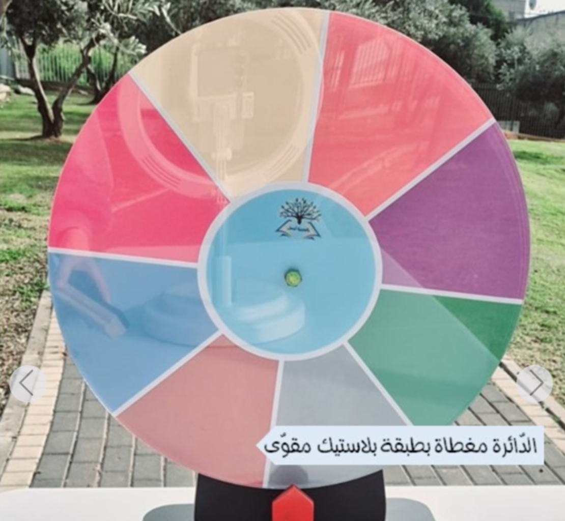 גלגל סיבוב גדול 25 (שכבת אקריליק) الدّولاب الدوّار بالحجم الكبير25 (طبقة أكريلك)