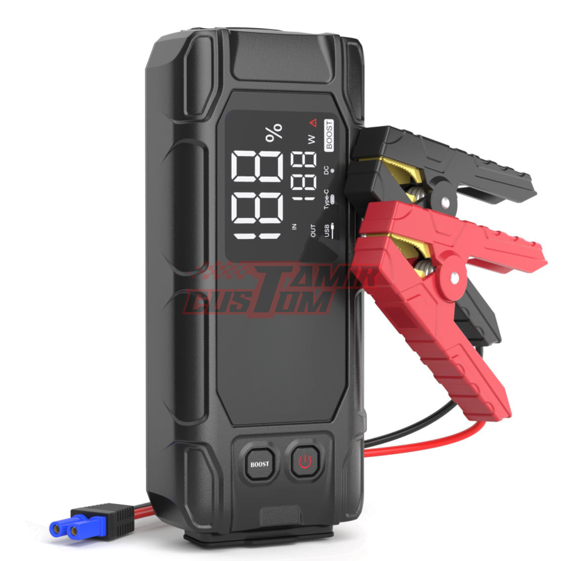 בוסטר התנעה 20,000 mAh כולל צג דיגיטלי