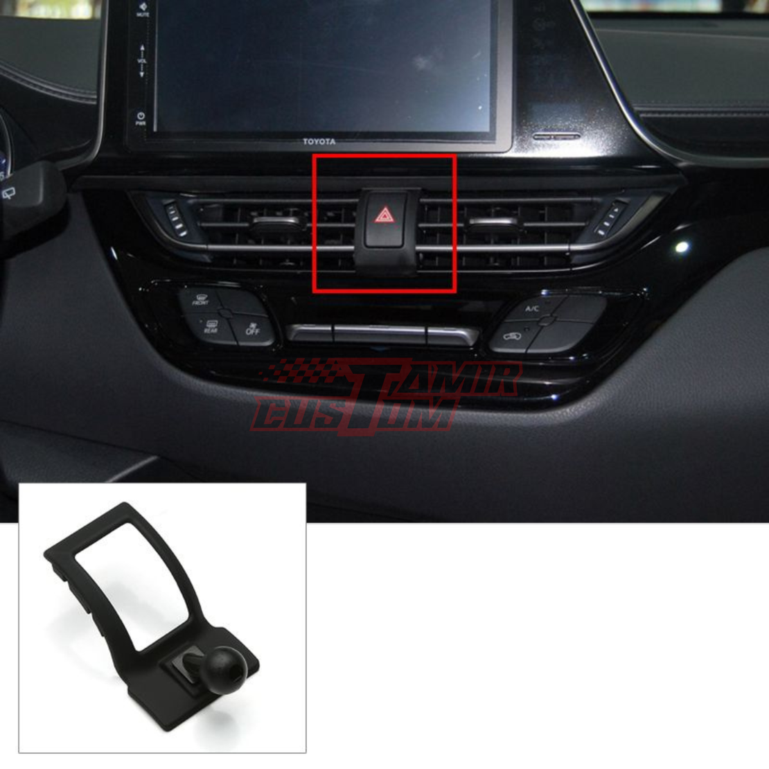 מעמד לטלפון תואם מקור לטויוטה CHR 2016-2023