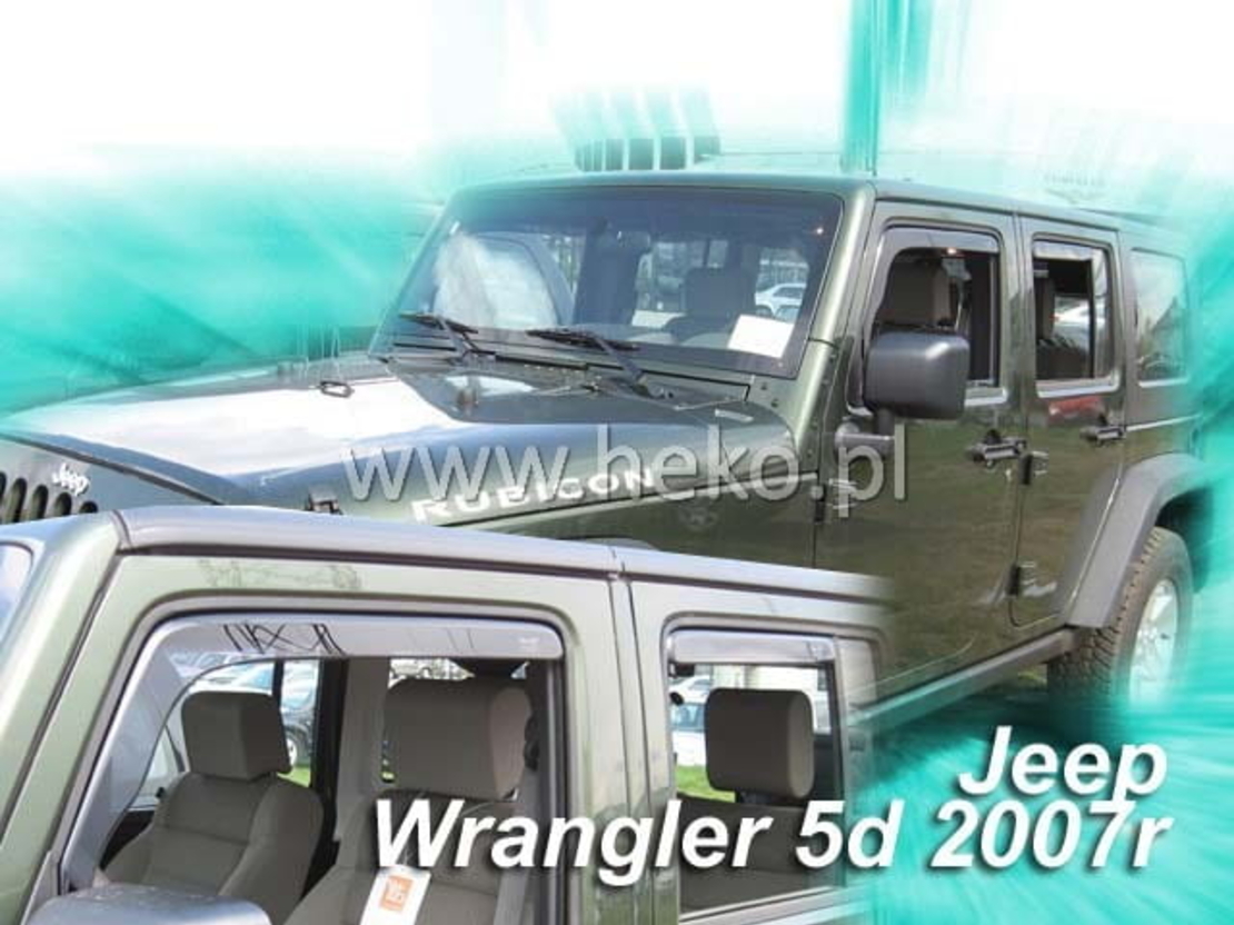 מגני רוח השחלה לגיפ רנגלר JK 2007-2018