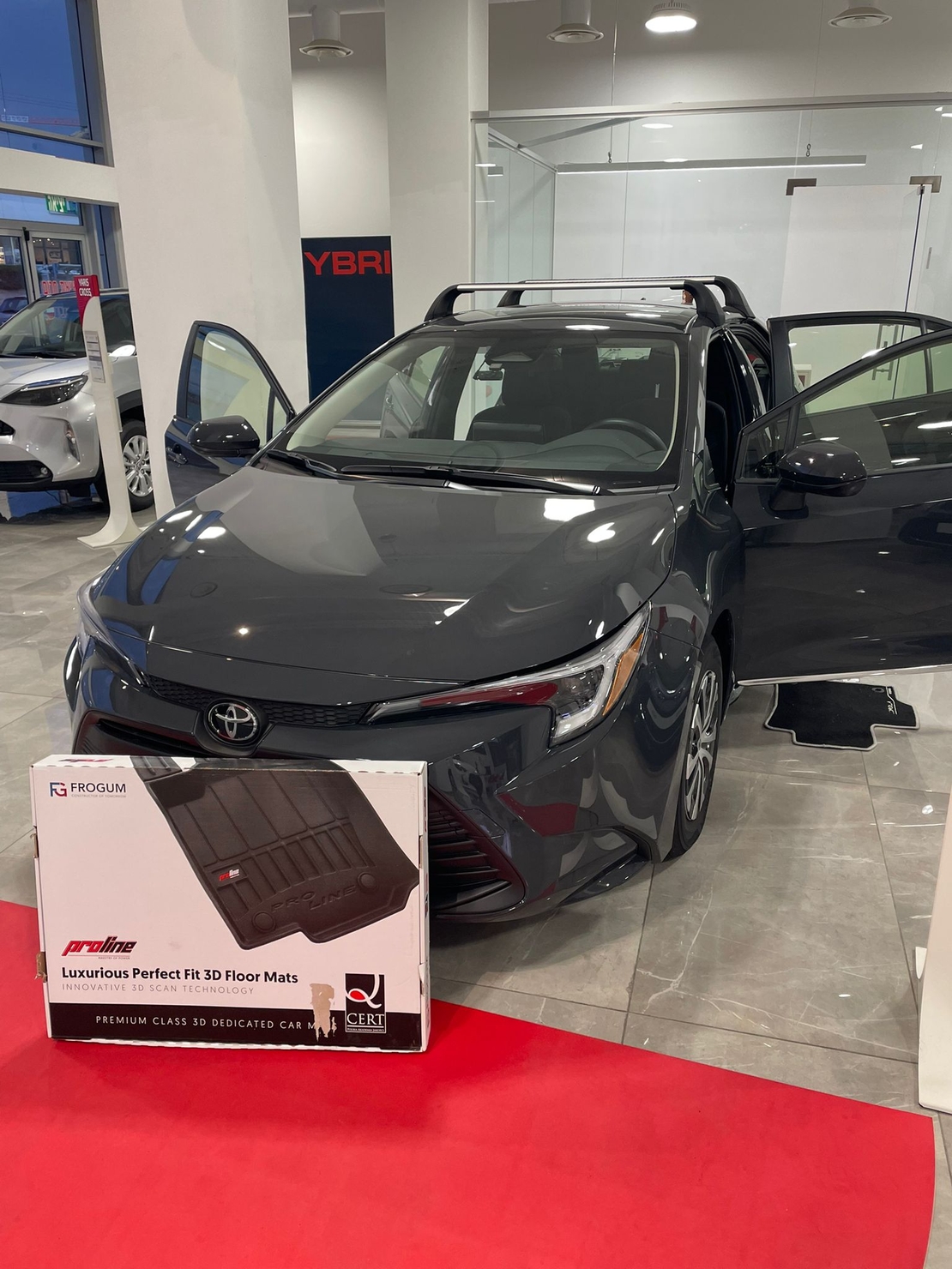 שטיחי 3D לטויוטה קורולה 2025 ומעלה Proline