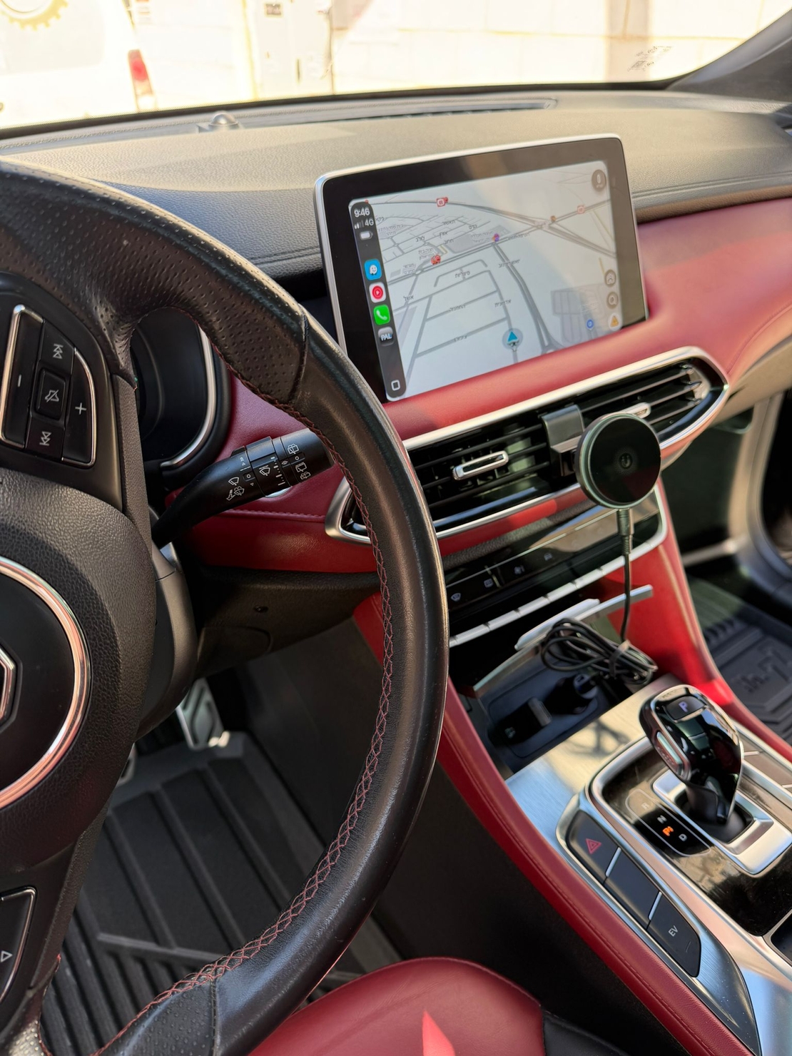 מעמד לטלפון תואם מקור ל-MG HS/EHS 2018-2024