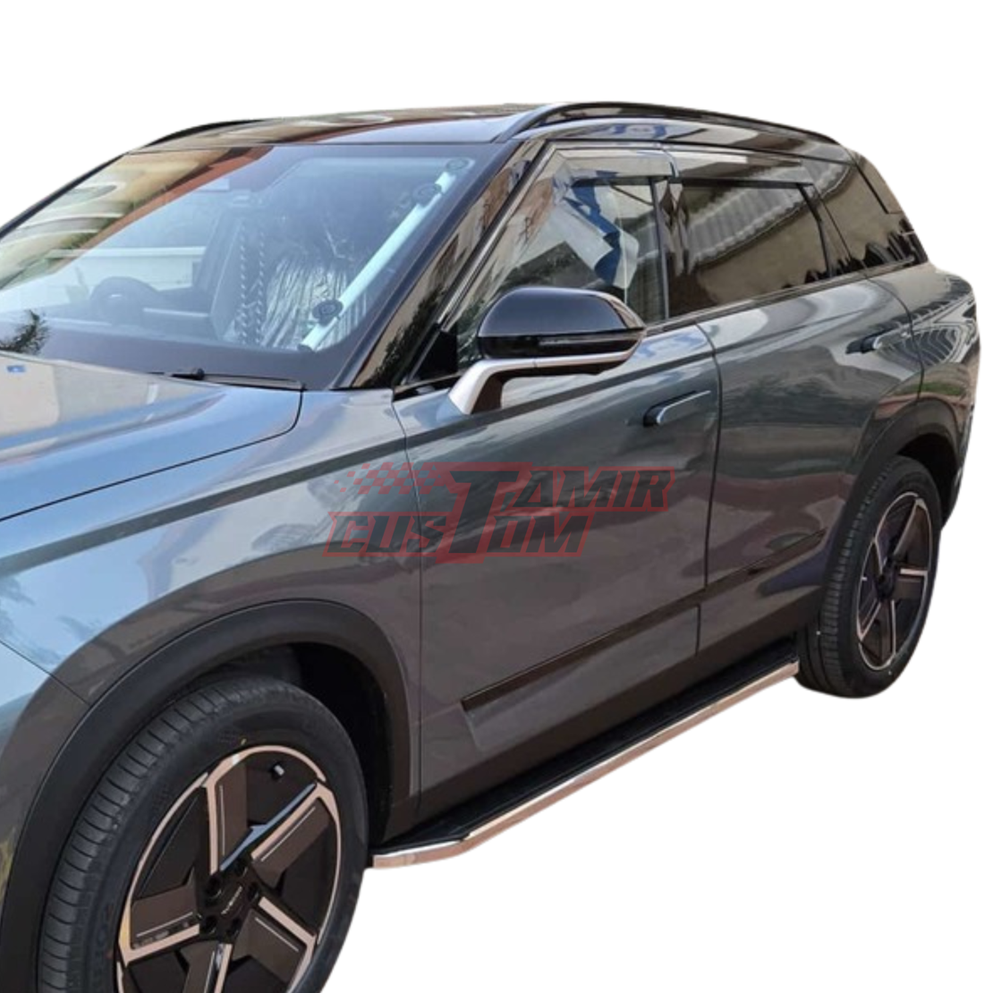 מגני רוח עם פס ניקל כהה לגאקו 7 2024 ומעלה