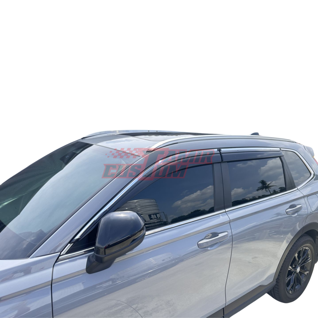 מגני רוח עם פס ניקל להונדה CRV 2017-2023