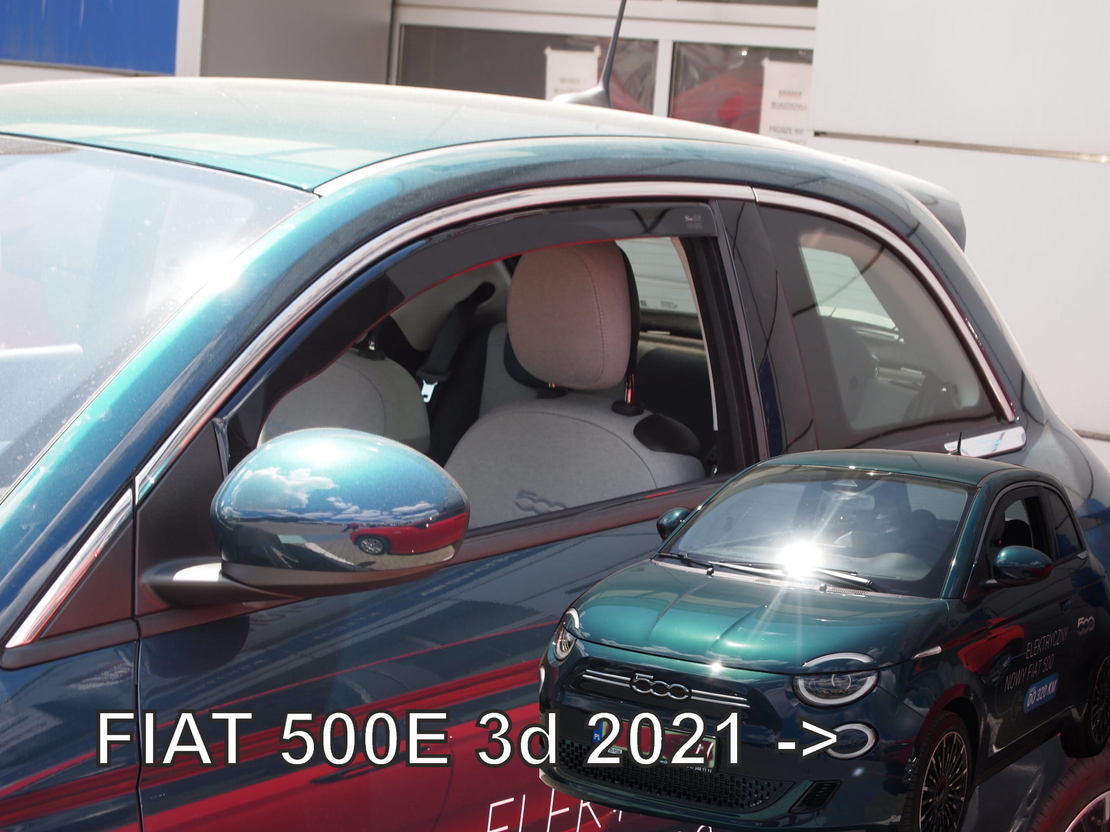 מגני רוח השחלה קדמיים לפיאט 500E חשמלית 2021 ומעלה