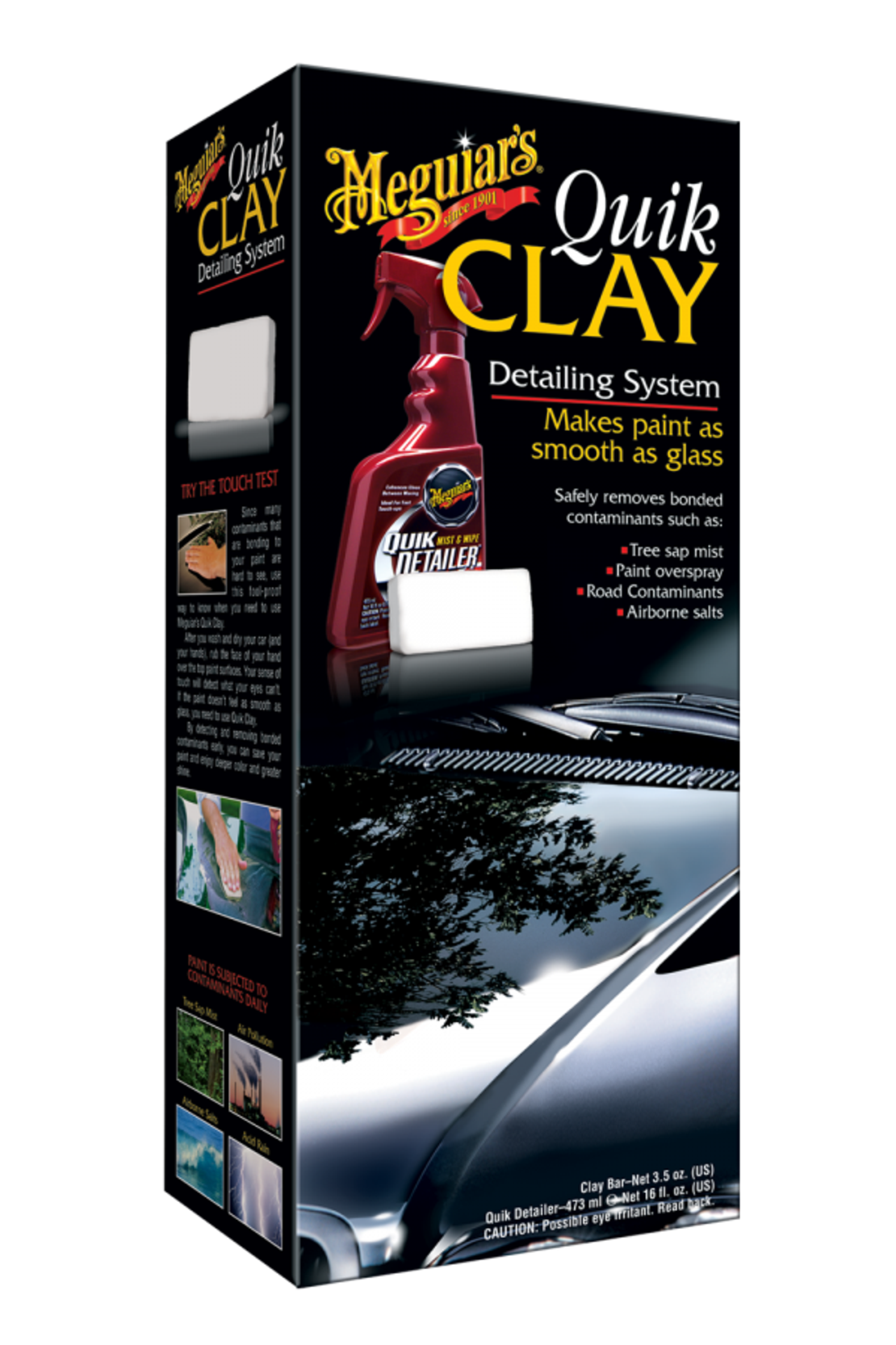 קיט פלסטלינה + נוזל החלקה Meguiar's Quik Clay Starter Kit G1116EU (80 גרם + 473 מ