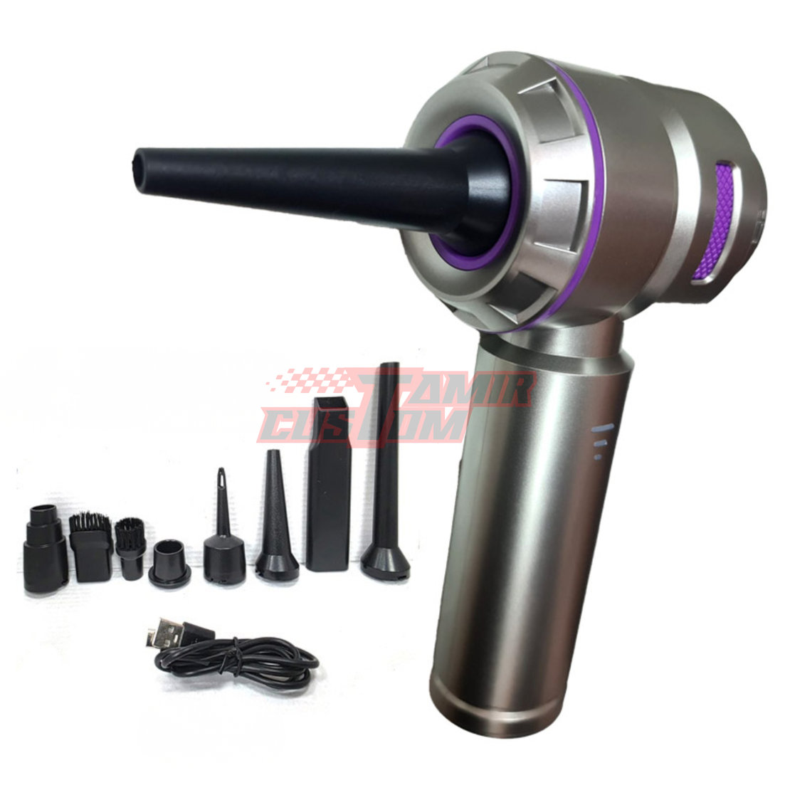 שואב אבק ומפוח משולב נטען 15,000PA