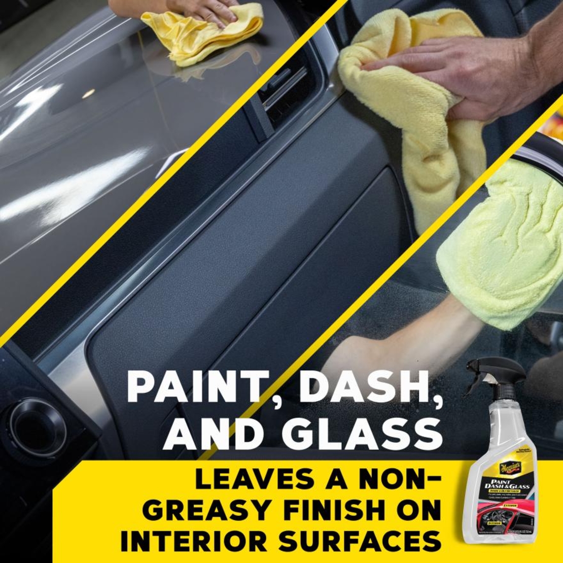 תרסיס דיטיילר פנימי וחיצוני לכל המשטחים Meguiar's Paint, Dash & Glass G250224 (710 מ