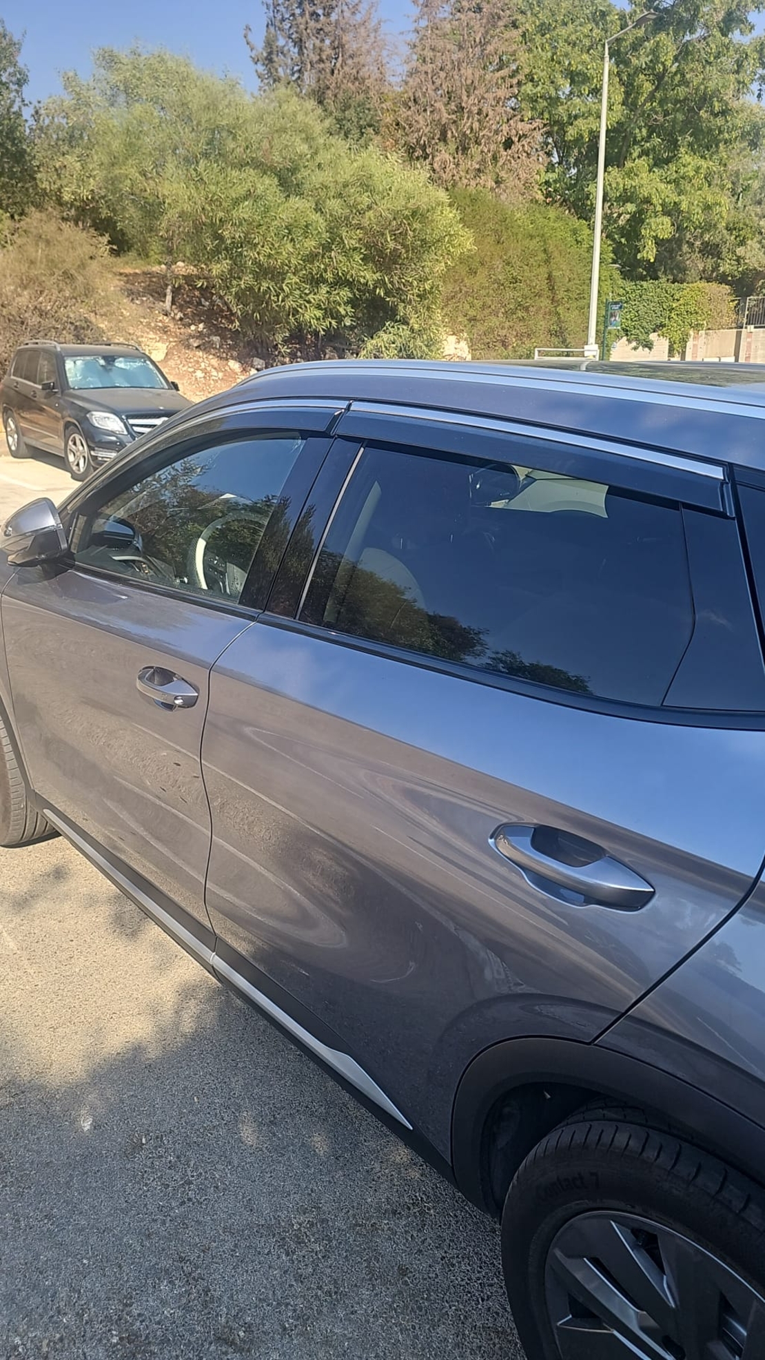 מגני רוח עם פס ניקל ל-BYD אטו 3 2021 ומעלה
