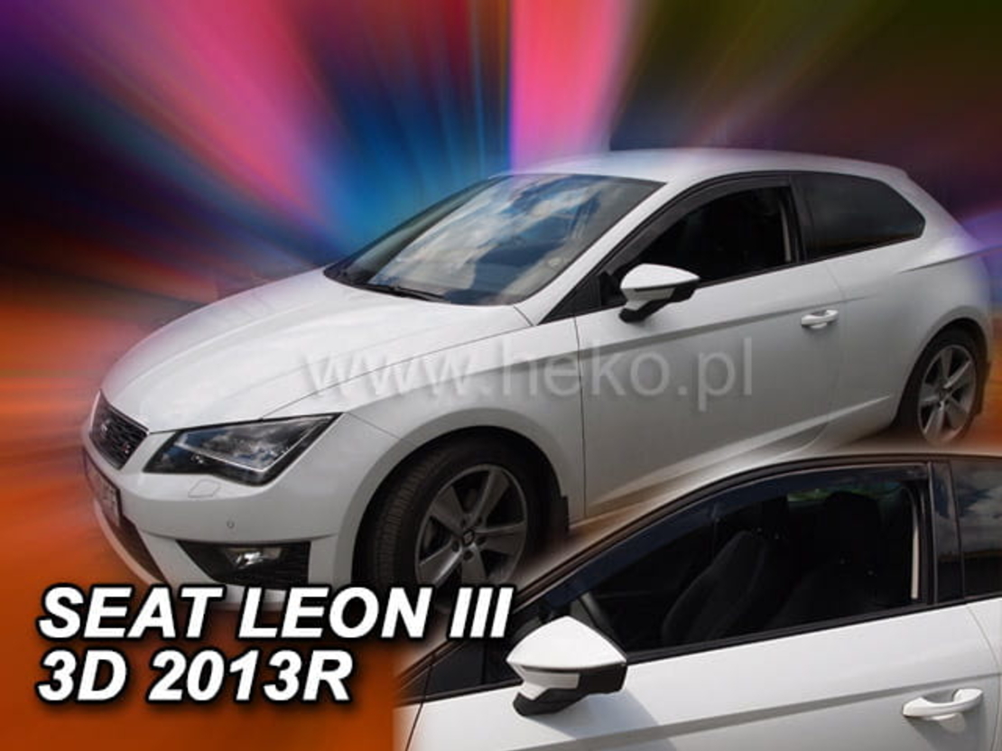 מגני רוח השחלה קדמיים לסיאט לאון 3 דלתות 2013-2020