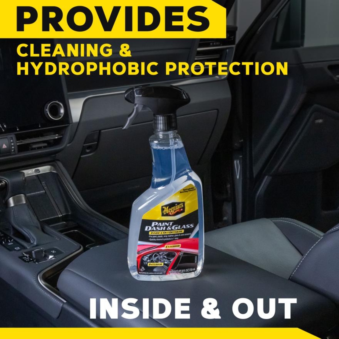 תרסיס דיטיילר פנימי וחיצוני לכל המשטחים Meguiar's Paint, Dash & Glass G250224 (710 מ