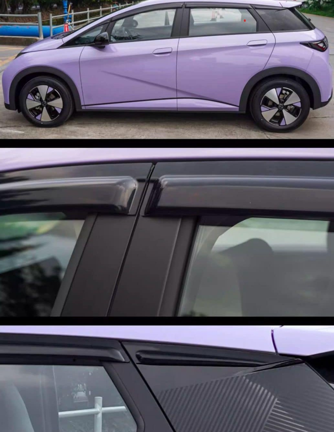 מגני רוח 8 חלקים ל-BYD דולפין 2022 ומעלה