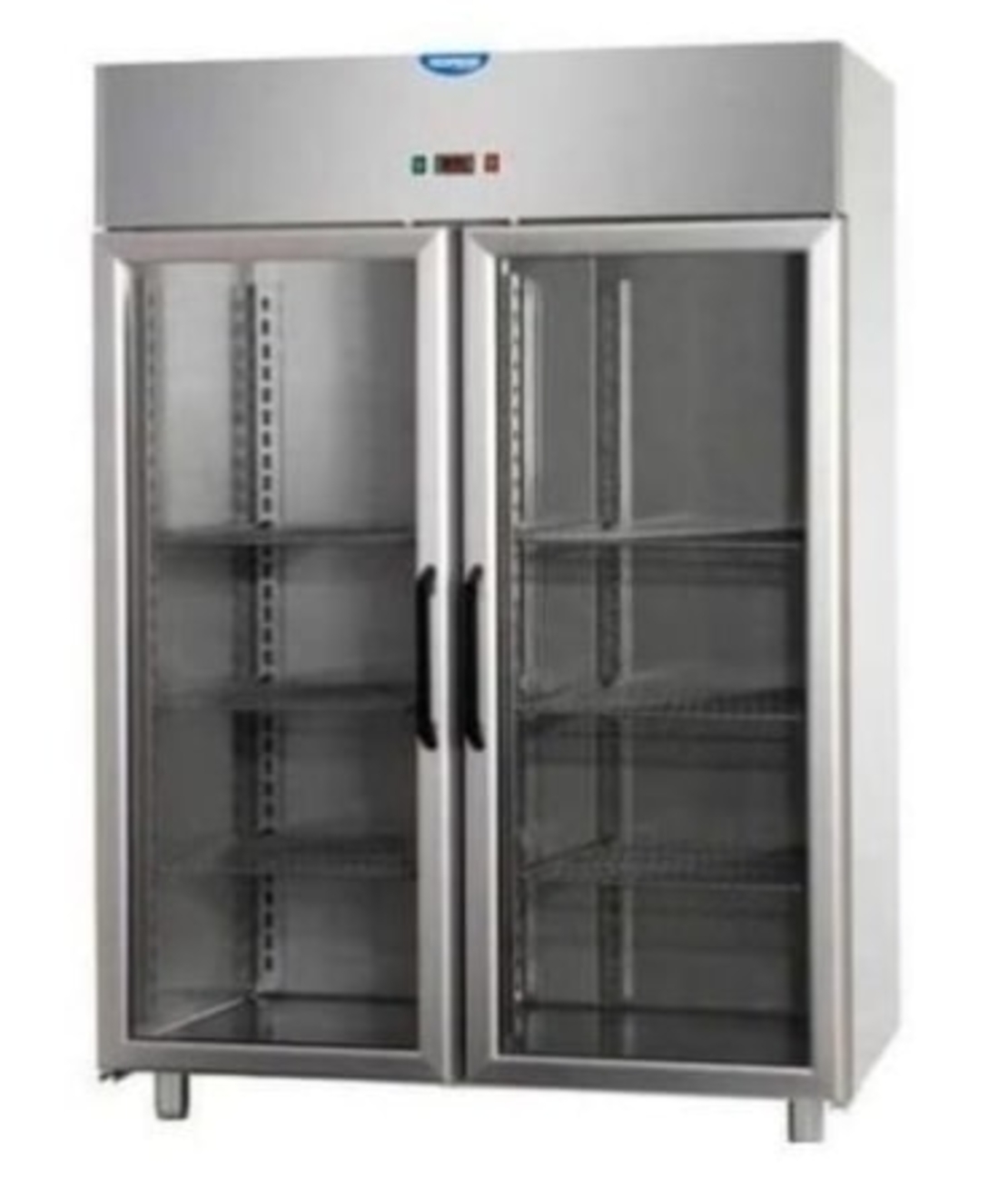 מקפיא דו רוחבי 1400 ליטר, דלת זכוכית