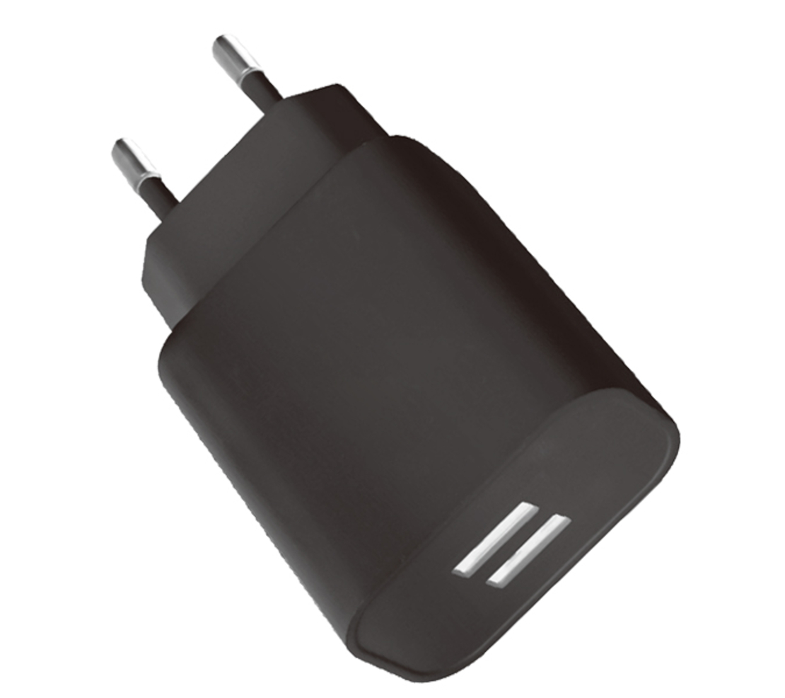 מטען קיר שתי יציאות USB - כבל TYPE-C