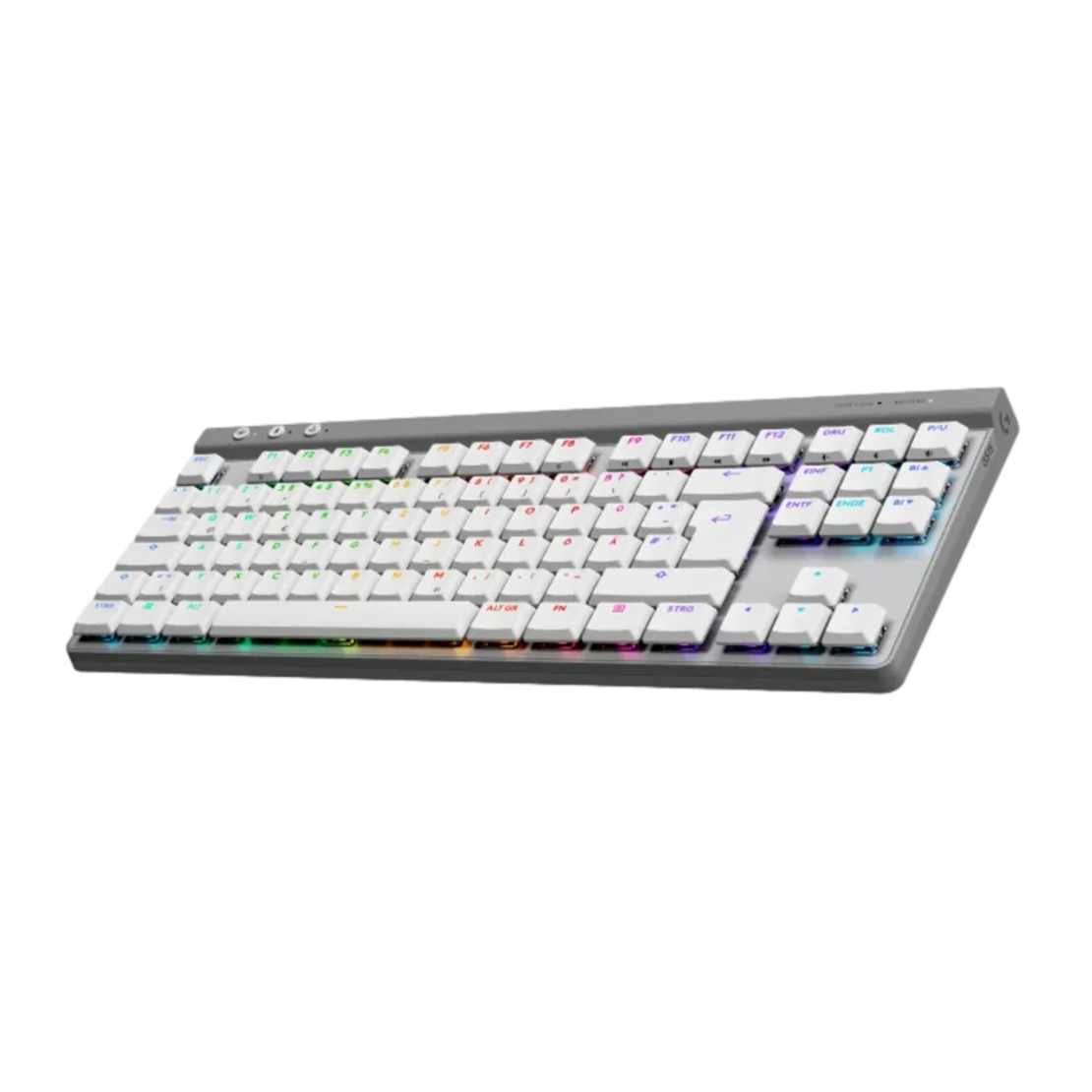 מקלדת גיימינג אלחוטית LOGITECH G515 LIGHTSPEED TKL WHITE